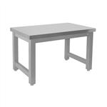 BenchPro Harding Series Workbench, Stainless Steel Top, 20,000 LB Cap., Gray